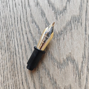 St Penpps 1Pcs Junlai 930 Nib Units Golden Color With Bobby Handmade B Stub Nib Grinding Writing Gift