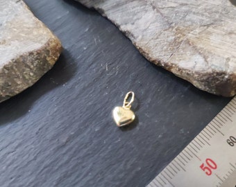 Heart pendant in 333 yellow gold (Heart-01/8GG)