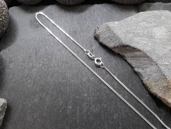 925 Argento Sterling Catena / Vero Argento/50,0cm/9,3g - Foto 8