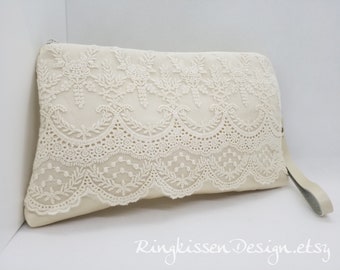 Clutch ivory-"Elegance Spitze" boho Style