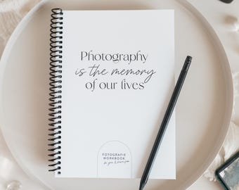 Auftragsbuch & Workbook für Fotografen/Fotografinnen