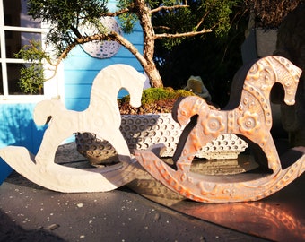 Silicone mould "swing horse" 15 x 20 x 3 cm