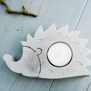 Silicone Casting Form "Tea light Hedgehog" 15 x 9 x 3 cm