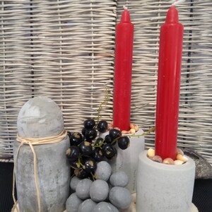 Silicone casting mold &quot;Candle holder&quot; for candles and tealights