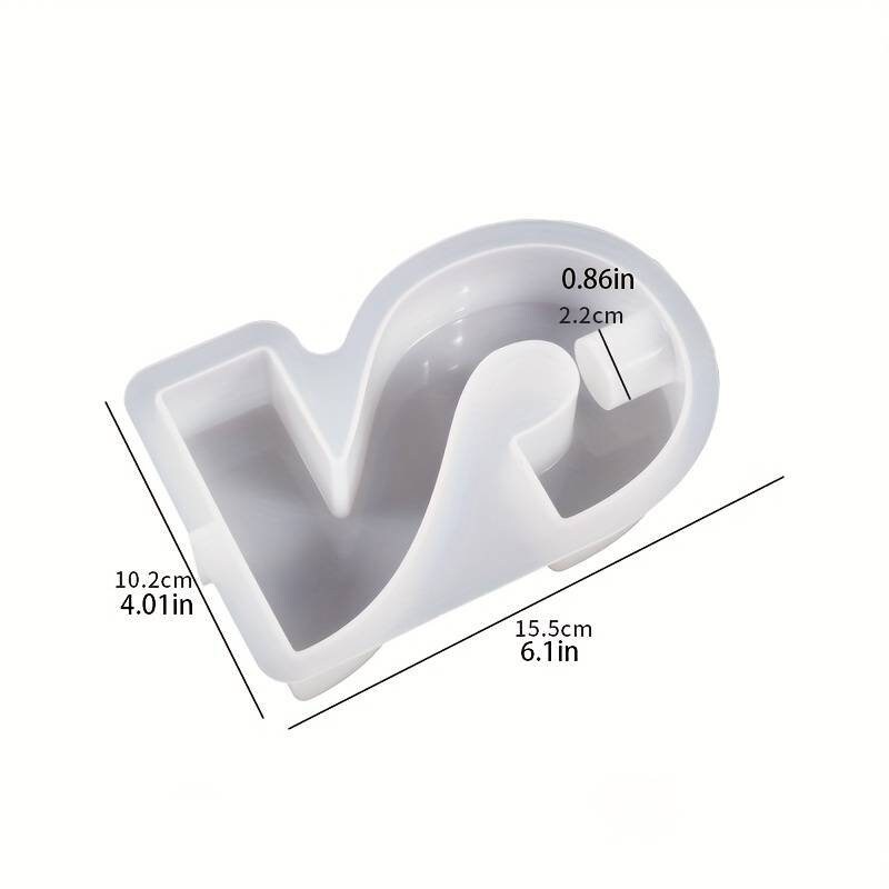 4 Moldes Grandes De Silicona Con Forma De 1, 2, 3, 4 Dígitos, Moldes De Silicona Para Portavelas, Moldes De Silicona Para Epoxi, Portavelas, Moldes Para Pasteles Con Molde De Silicona