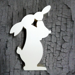 X-fold concrete mould &quot;rabbit with child&quot; 30 cm