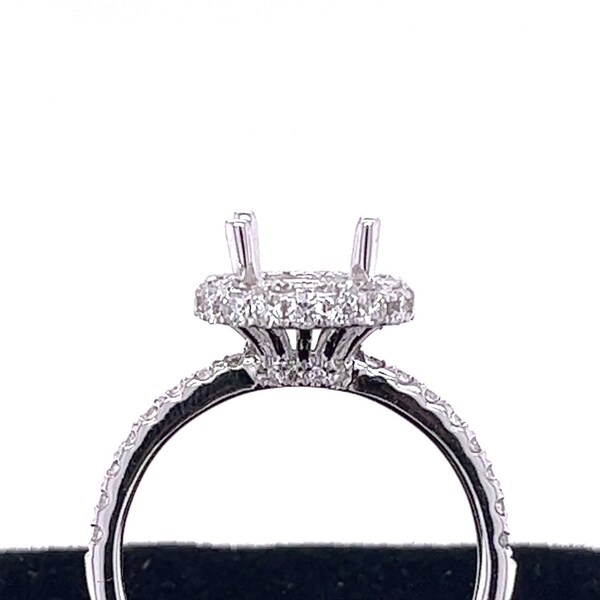 Ring Settings Without Stone White Gold Etsy