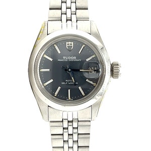 Tudor Princess OysterDate Self Winding Rotor No. 92400, Women's Rolex For Tudor 25mm Oysterdate with Steel Jubilee Bracelet, Box & Papers