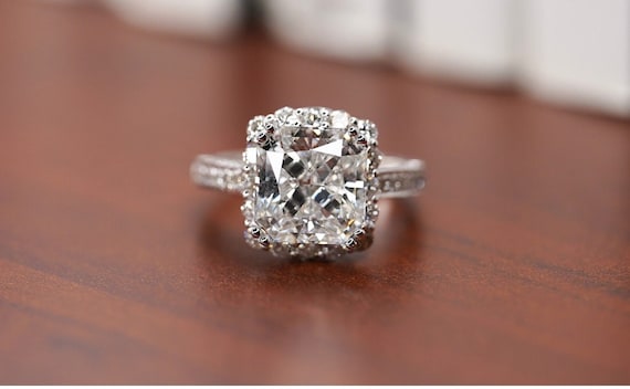 IGI 認定 5 カラット F/VS1 ラディアント カット ラボ グロウン