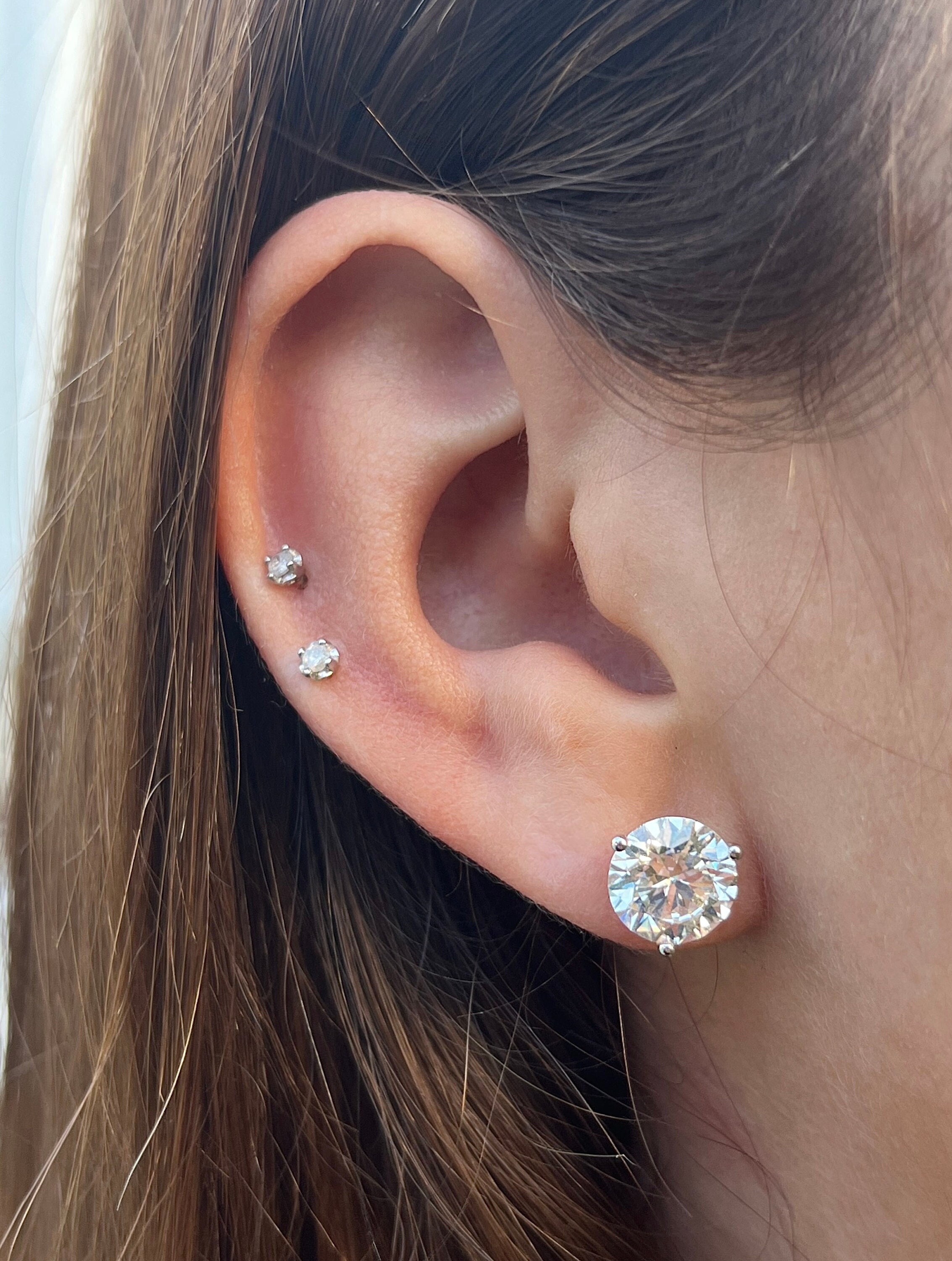 9mm diamond stud earrings deals