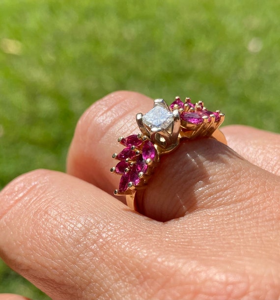 Anillos rubies y diamantes best sale