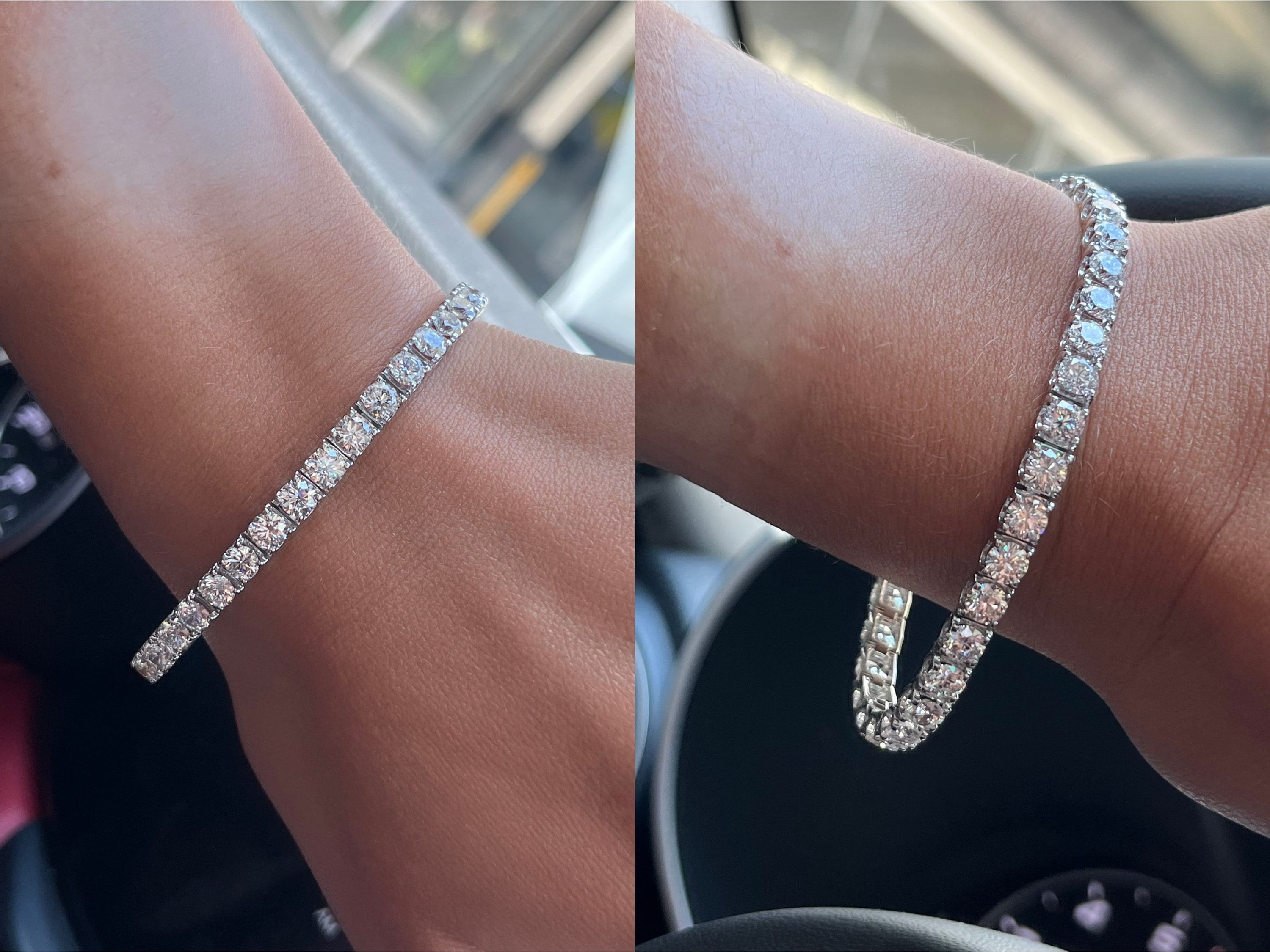 12 carat tennis bracelet discount