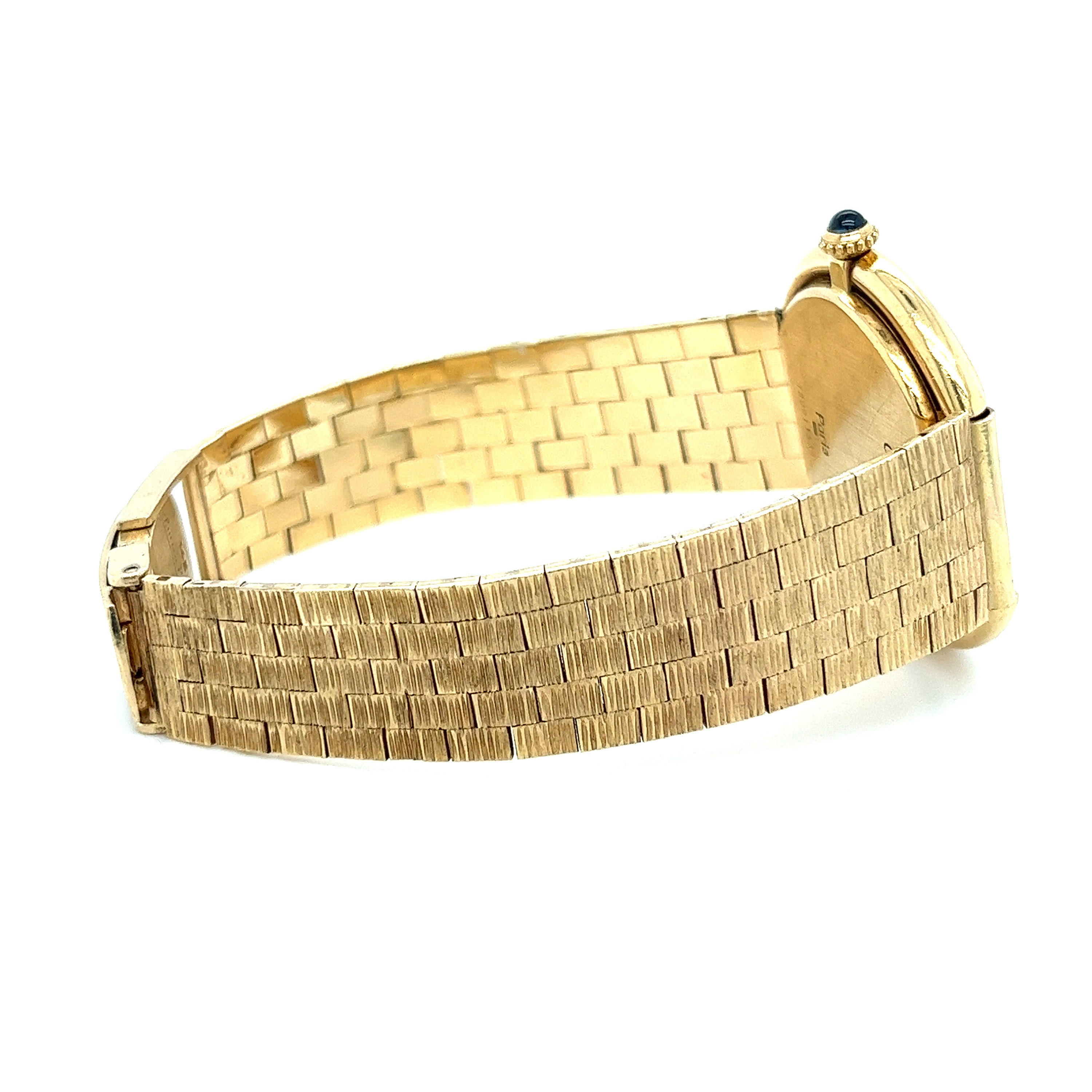Cartier 32mm Gold Ladies Watch! Stunning! CARTIER PANTHERE COUGAR Quartz 32mm 2 Row Gold 0.93TCW  main image 2