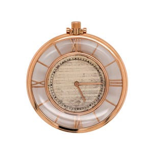 Vacheron Constantin Ref. 4798 Skeleton Roman Dial in 18K Rose Gold Pocket Watch 18 Jewels Manual Wind 40mm Case