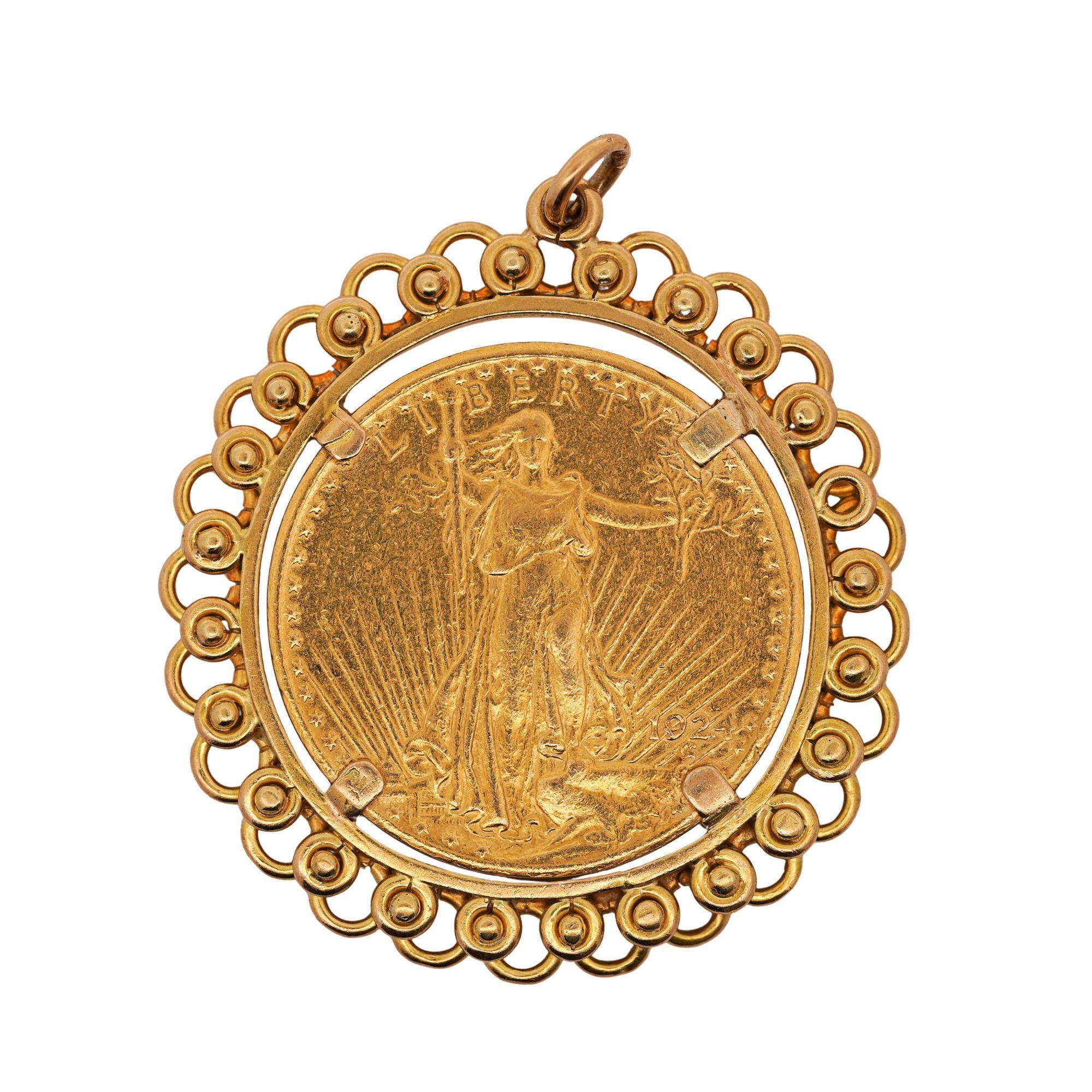Saint Gaudens Coin Pendant - Etsy