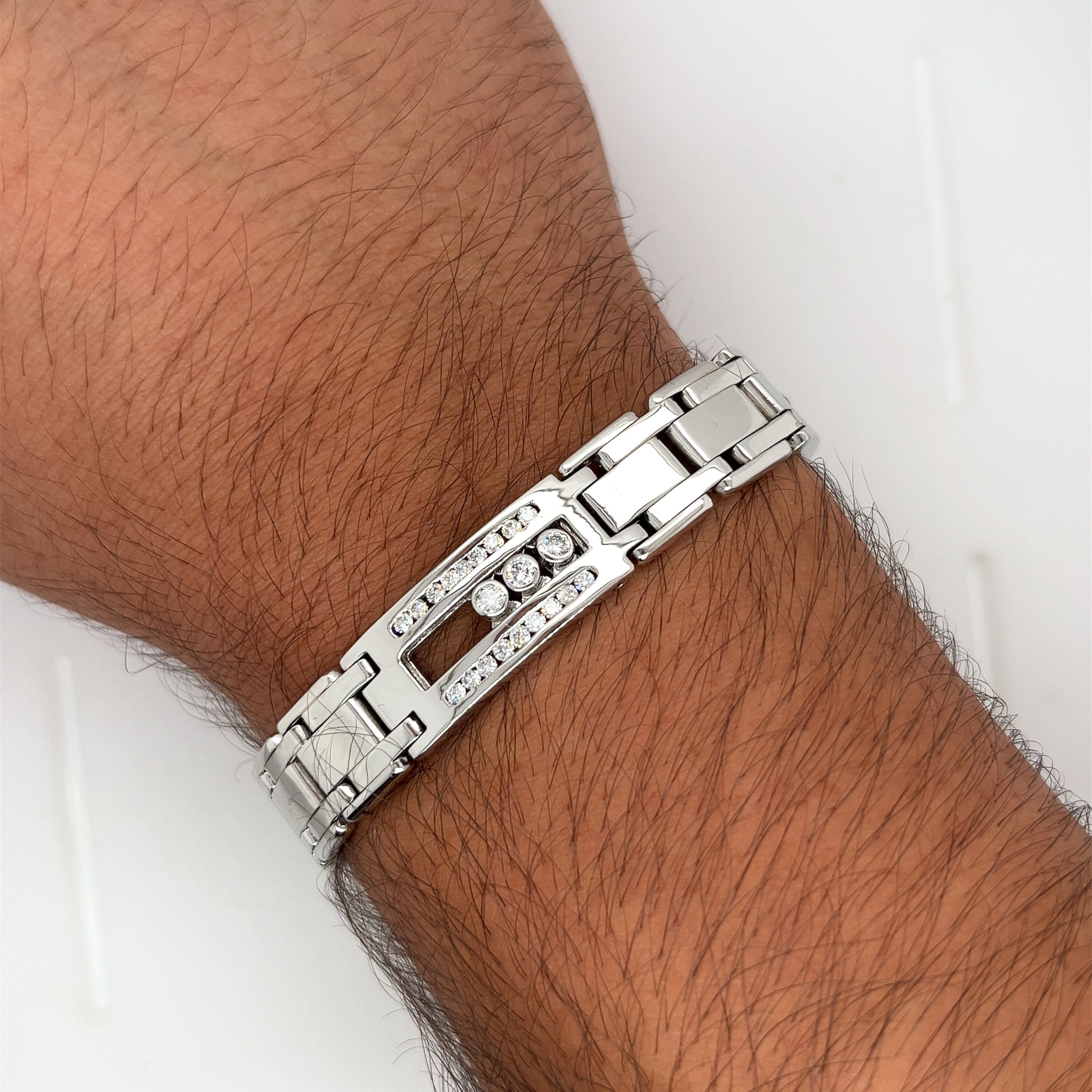 Stainless Steel Brown Leather Fish Hook Closure 8.5 inch ID Bracelet Stainless Steel Brown Leather Fish Hook Closure 8.5 inch ID Bracelet