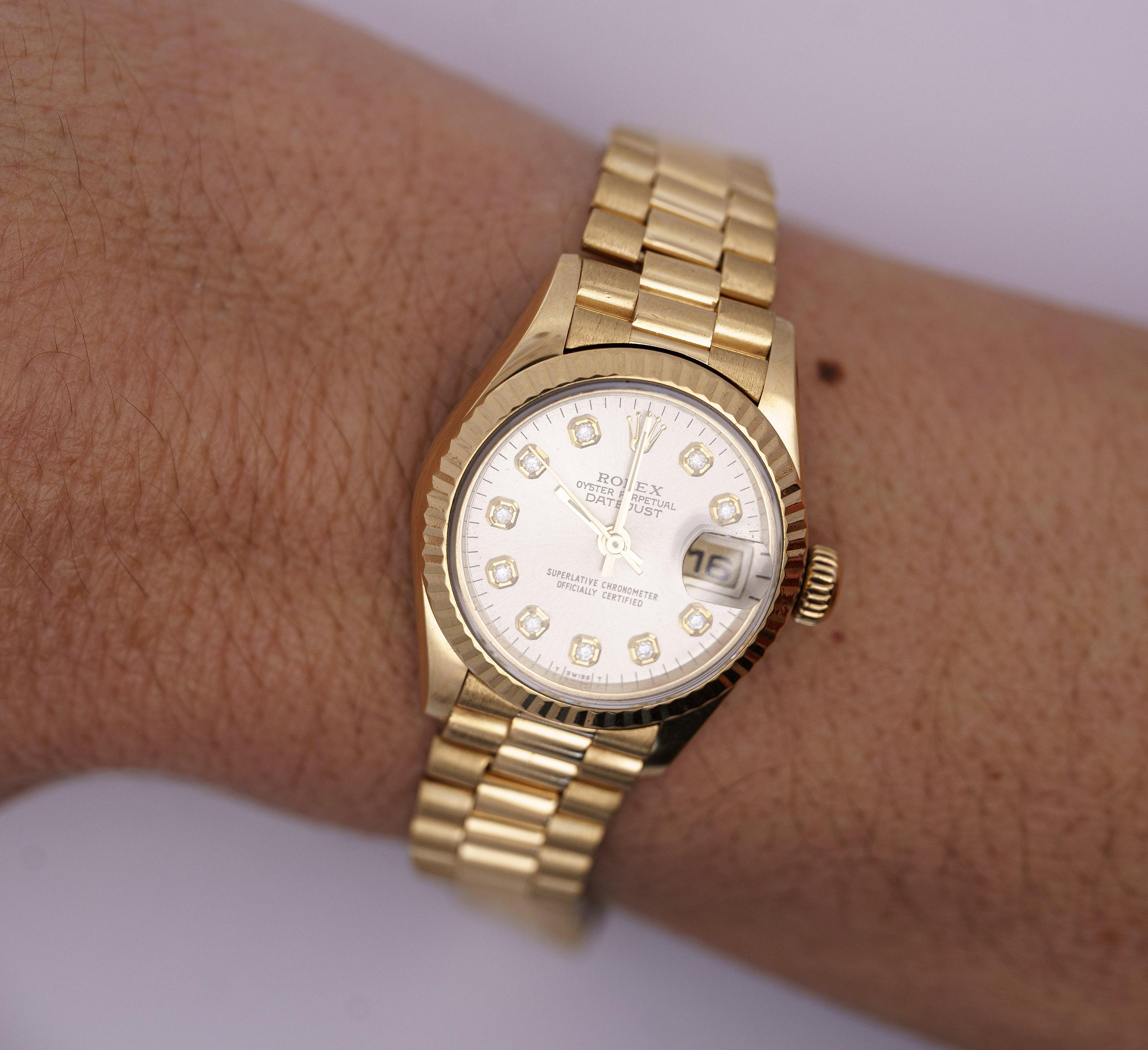 Presidential datejust rolex hotsell