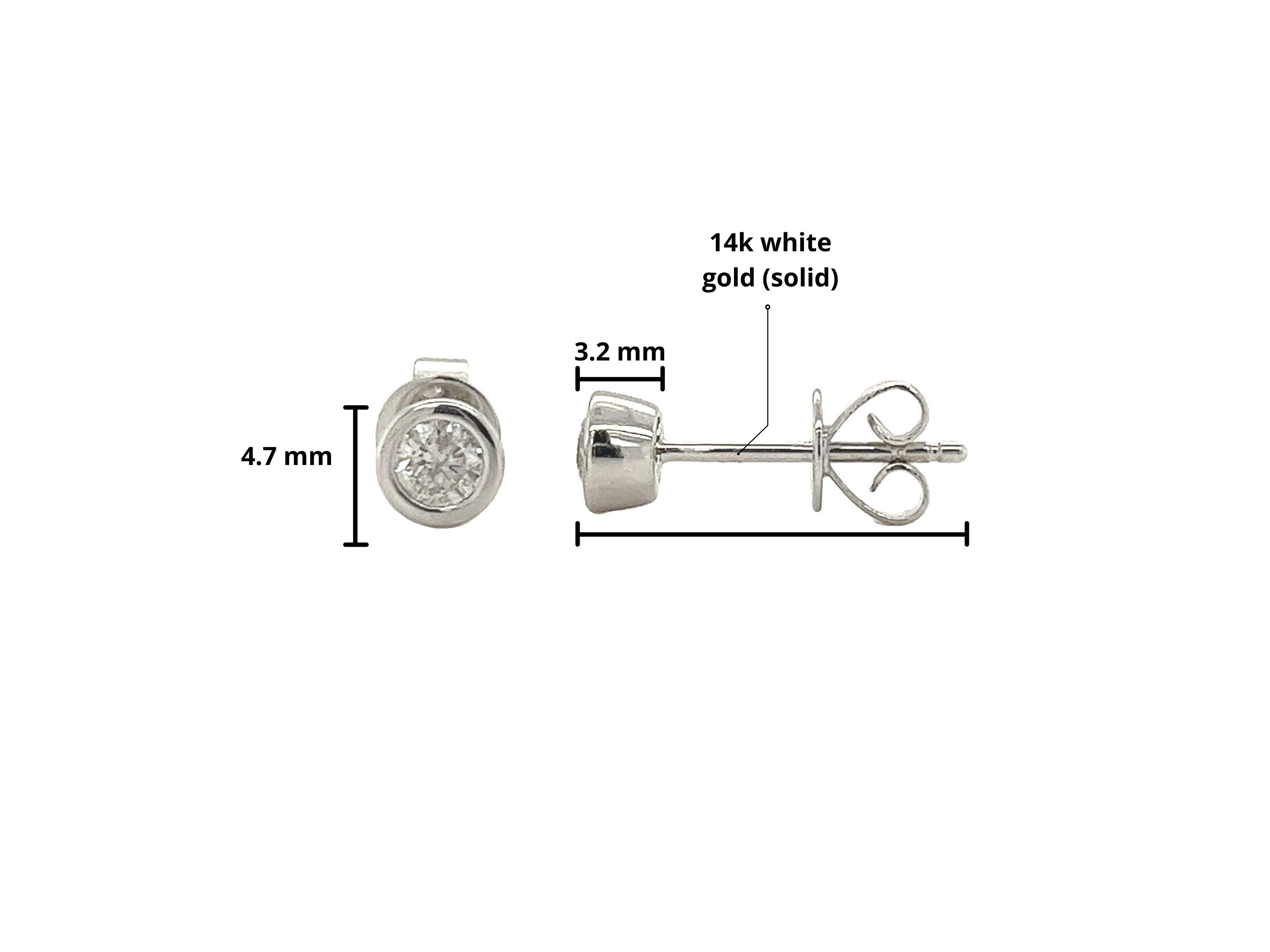 1/3 Carat Natural Round Cut G-H/SI1-SI2 3.5mm Diamond Bezel 1/3 Carat Natural Round Cut G-H/SI1-SI2 3.5mm Diamond Bezel