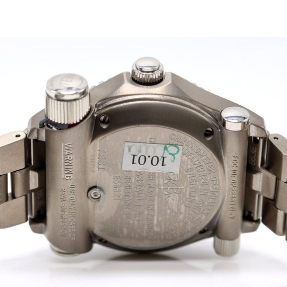 Breitling Emergency Reference E56321 Titanium Bla… - image 5
