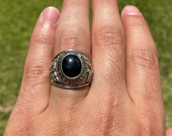 1985 Vintage Mens Jostens College Rings, 10k Gold Mens Jostens