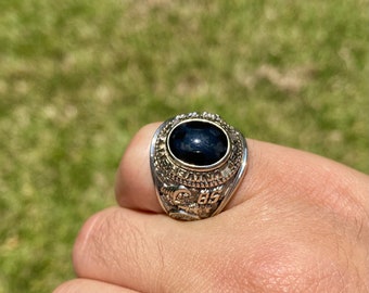 1985 Vintage Mens Jostens College Rings, 10k Gold Mens Jostens