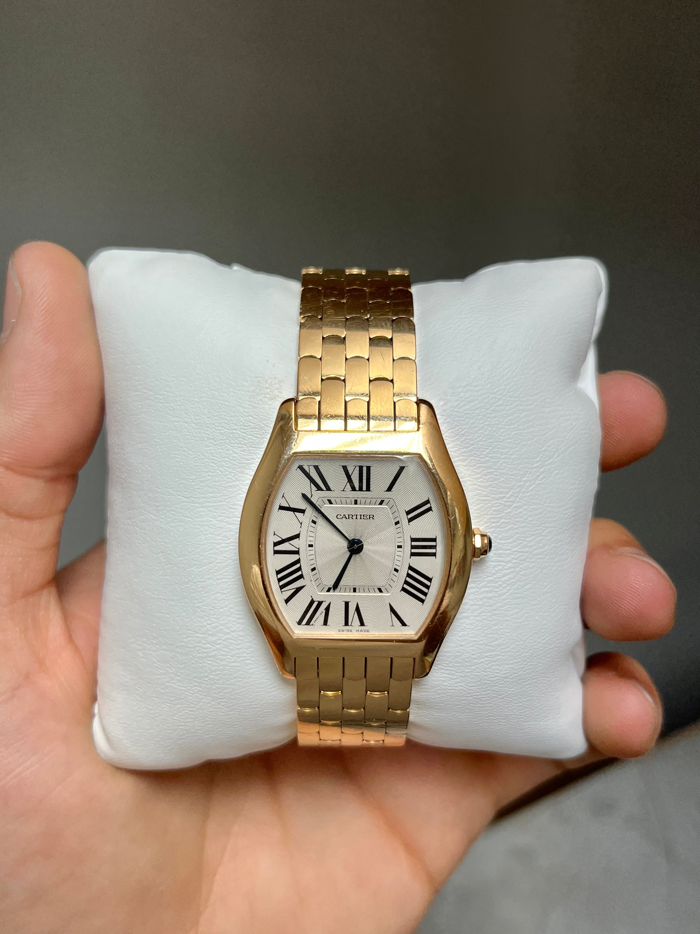 カルティエ トルチュ レディース ウォッチ 18K ローズゴールド 