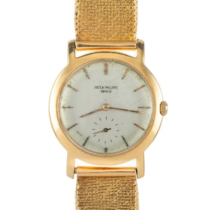 Vintage Patek Philippe Geneve 31mm Ref. 2506 18K Yellow Gold Manual Wind Watch circa 1954