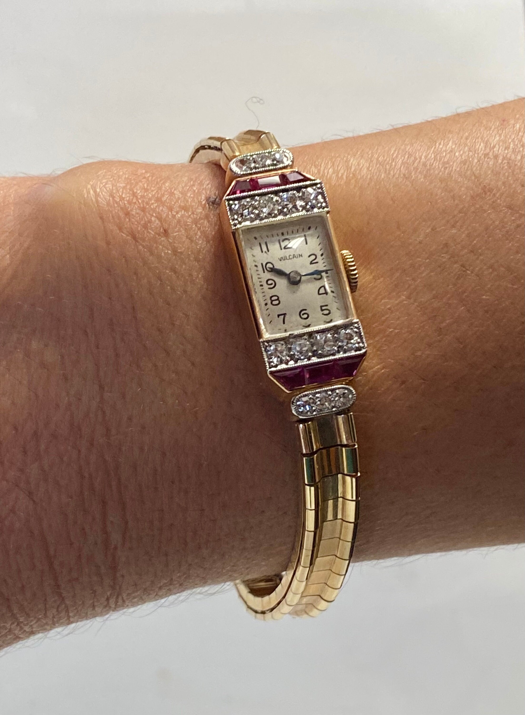 SWISS製VULCAIN ヴァルカンchronometre レディース時計