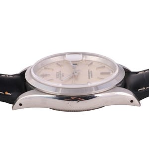 Rolex Oyster Date 15200 Automatic Watch Stainless Steel Silver Dial Strap