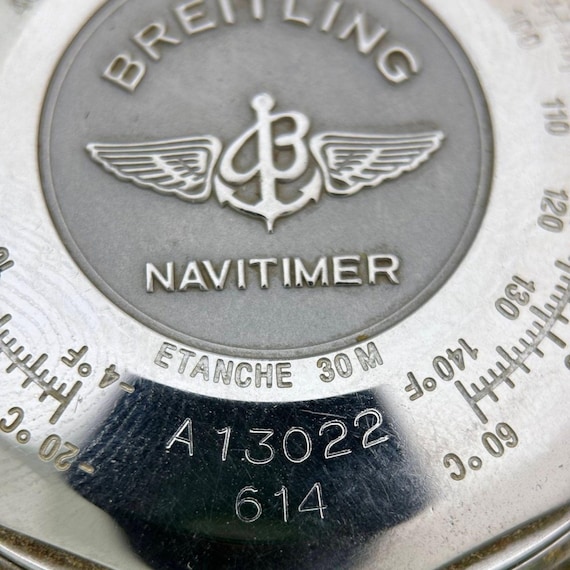 Breitling Old Navitimer Reference A13022 Stainles… - image 8