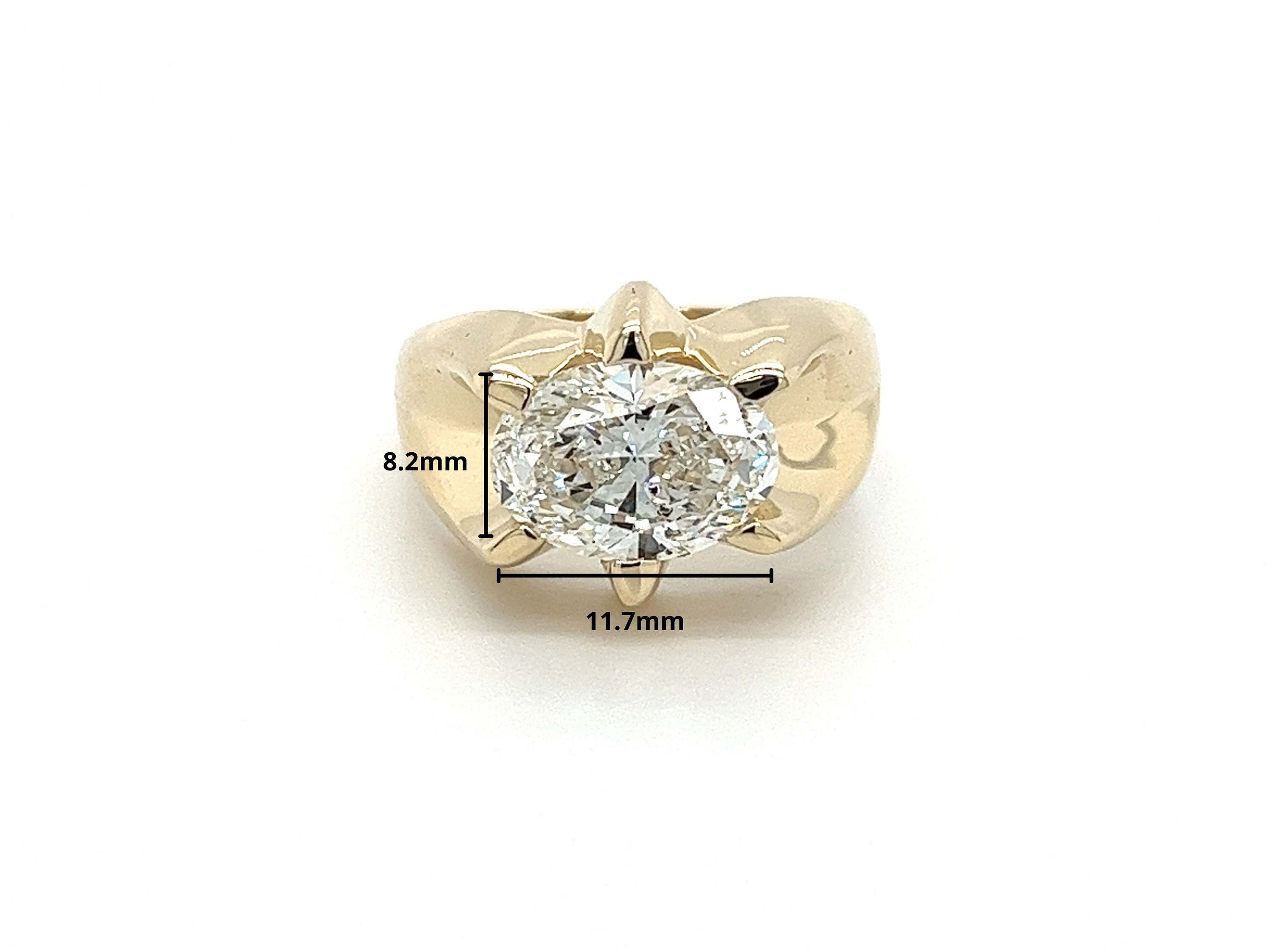 Acquista Anello da mignolo uomo Myales in taglio Rotondo 0.14 Carati , Argento 925 Diamante cresciuto in laboratorio