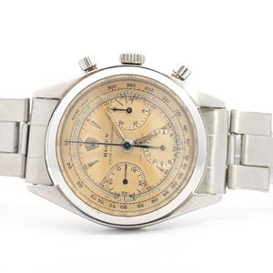 1958 Rolex Oyster Chronograph Watch Ref. 6234 Rolex Pre-Daytona Chronograph Vintage Watch 36MM Manual Wind in Steel Pre-Daytona Rolex image 7