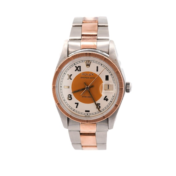 Vintage Rolex Oyster Precision 34mm Two-tone Rose Gold and Steel