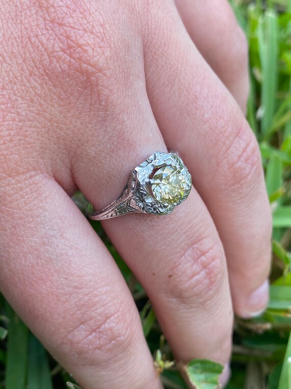 Vintage chocolate store diamond rings
