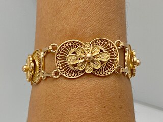 Wynameleri Set 3 Bracciali Aperti In Oro Rosa – Bracciali Sottili In Smalto Cloisonné Con Fiori – Gioiello Vintage Per Donna, Mamma, Amica