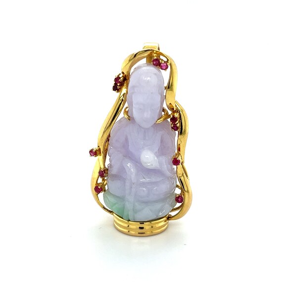 Jade lady buddha pendant deals