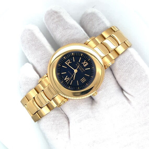 PreOwned Van Cleef & Arpels 18K Solid Gold 37MM Blac… Gem