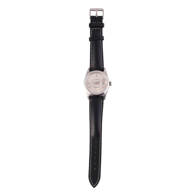 Rolex Oyster Date 15200 Automatic Watch Stainless Steel Silver Dial Strap
