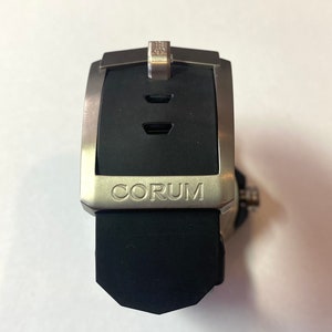 Corum Admiral's Cup Competition 48mm Automatic Black Dial Watch, Corum Men's Admirals Cup Watch, Rubber Strap Corum Admirals Cup Watch image 4