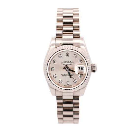 Rolex Datejust President With Diamond Dial in 26mm 18K White  display picture 3