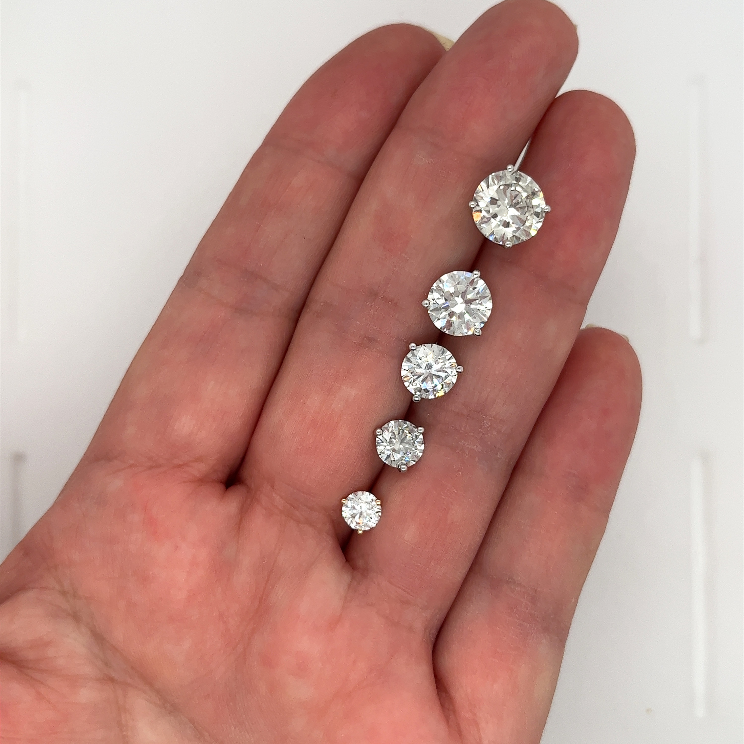Orecchini A Perno Donna Dazzlingrock Collection - Diamante 0.15ct E Topazio Blu 15ct - Oro Bianco 10K - Argento