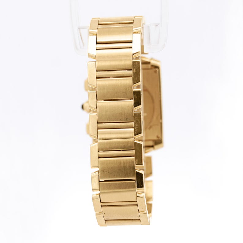 Cartier Tank Française 1830 Chronograph 18k Gold Watch