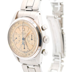 1958 Rolex Oyster Chronograph Watch Ref. 6234 Rolex Pre-Daytona Chronograph Vintage Watch 36MM Manual Wind in Steel Pre-Daytona Rolex image 6