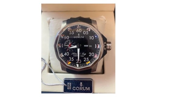 Corum Admiral s Cup Competition 48mm Automatic Black Dial Watch