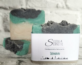 Natural soap/soap "Seemann" (The Boss) 90g vegan and palm oil-free