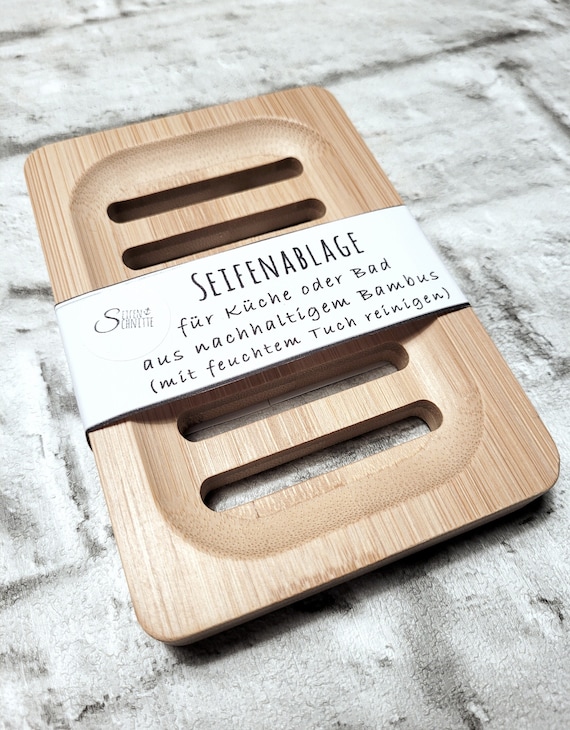 Seifenablage aus Bambus, Seife, Seifenschale, Naturseife, Nachhaltigkeit,  Zero Waste plastikfrei - Etsy.de