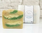 Natural soap soap quot Sweet Peppermint quot 90g vegan palm oil free