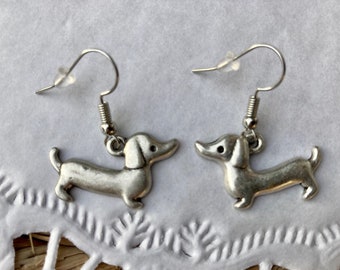 Earrings Dachshund Teckel Earrings Dachshund Doxie Earhooks wire-haired dachshund