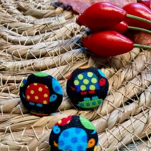 Stoff-Knopf Schildkröte Schildkröten 20,5 oder 28 mm  Knopf... fabric covered button turtles turtle