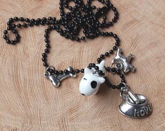 Ball Chain Bull Terrier Bone Dog Chain Ball Chain Bully